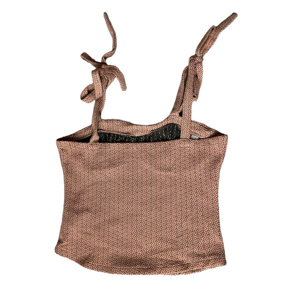 FREE PEOPLE Peach Sunflower Bustier Crop Top - Picture 3 of 5